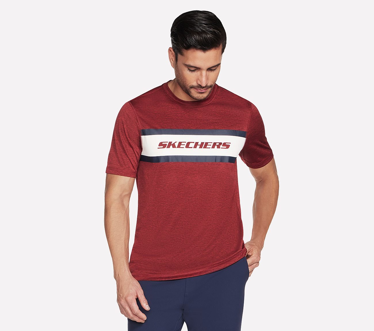 GODRI CHARGE DASH T-SHIRT, RRED Apparels Lateral View