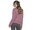 SKECHERS HOODLESS HOODIE SKEC, DARK MAUVE Apparels Top View