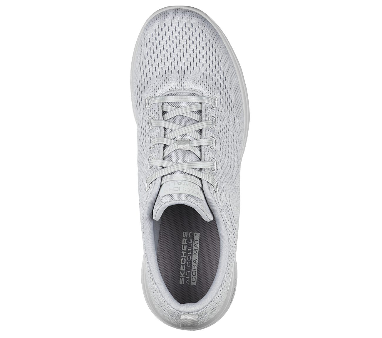 GO WALK 5 - WARWICK, GREY Footwear Top View