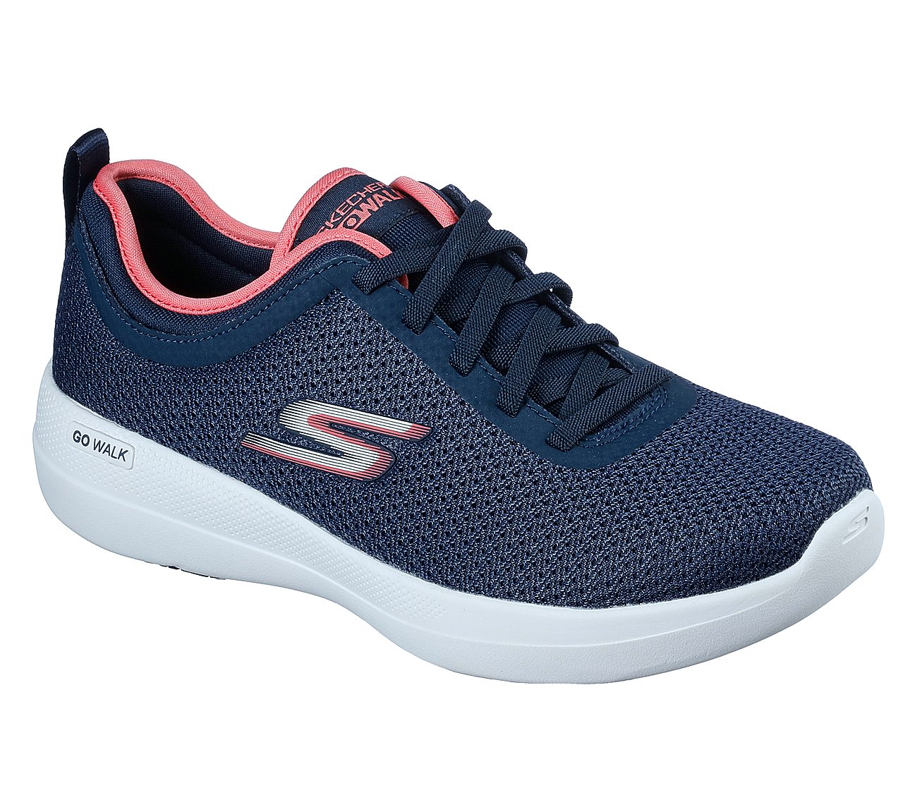 Skechers Navy Go Walk Stability Coco Jazz Womens Lace Up Shoes Style ID 124603 India