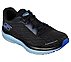 GO RUN RIDE 10, BLACK/LIGHT BLUE Footwear Right View