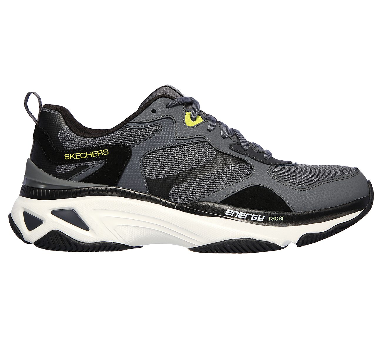 ENERGY RACER-LINDORA, CHARCOAL/BLACK Footwear Right View