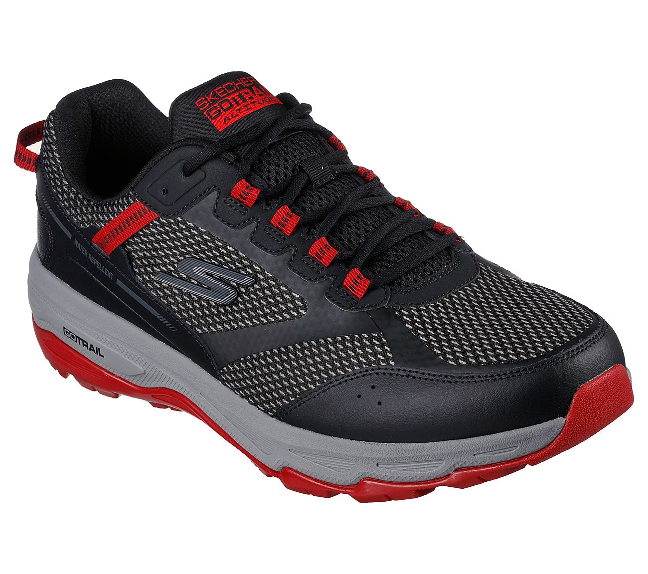 GO RUN TRAIL ALTITUDE, BLACK/RED Footwear Right View