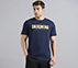 SKECHERS HAND PAINTED TEE, NAVY