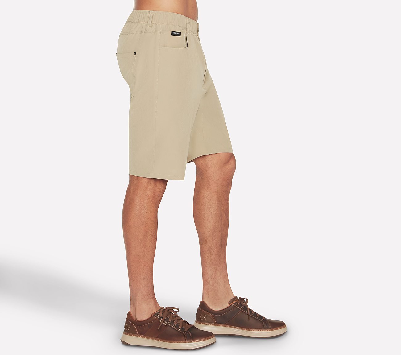 SKECHWEAVE PREMIUM 9 SHORT, NATURAL/BROWN Apparels Bottom View