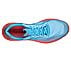 GO RUN RAZOR EXCESS, BLUE/CORAL Footwear Top View