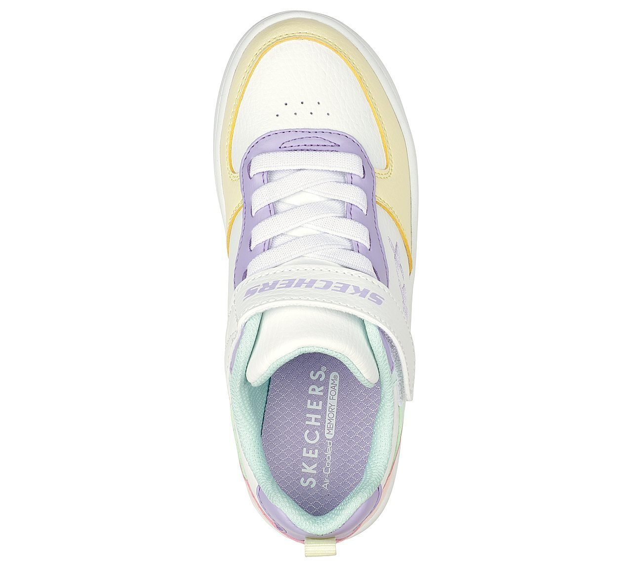 SPORT COURT 92, WHITE/MULTI Footwear Top View