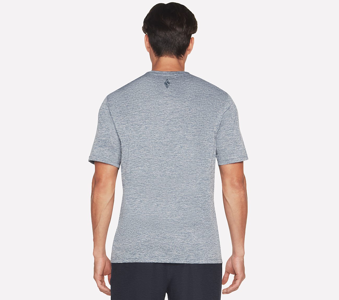 GODRI CHARGE T-SHIRT, BLUE/GREY Apparel Top View