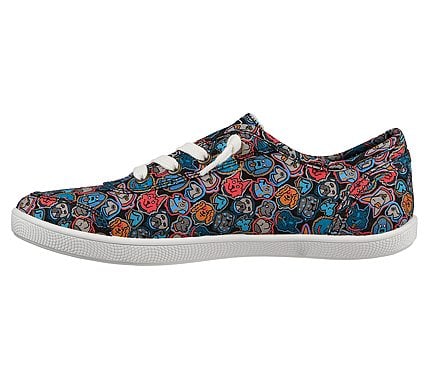 BOBS B CUTE - PEP-WALK, BLACK/MULTI Footwear Left View