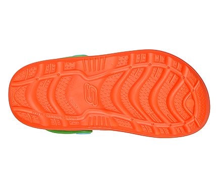 SWIFTERS II-THAT SAM-I-AM!, ORANGE/LIME Footwear Bottom View