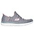 SUMMITS-EVERYDAY SET, GRAY/CORAL Footwear Lateral View