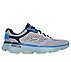 GO RUN 7, GREY/BLUE Footwear Lateral View