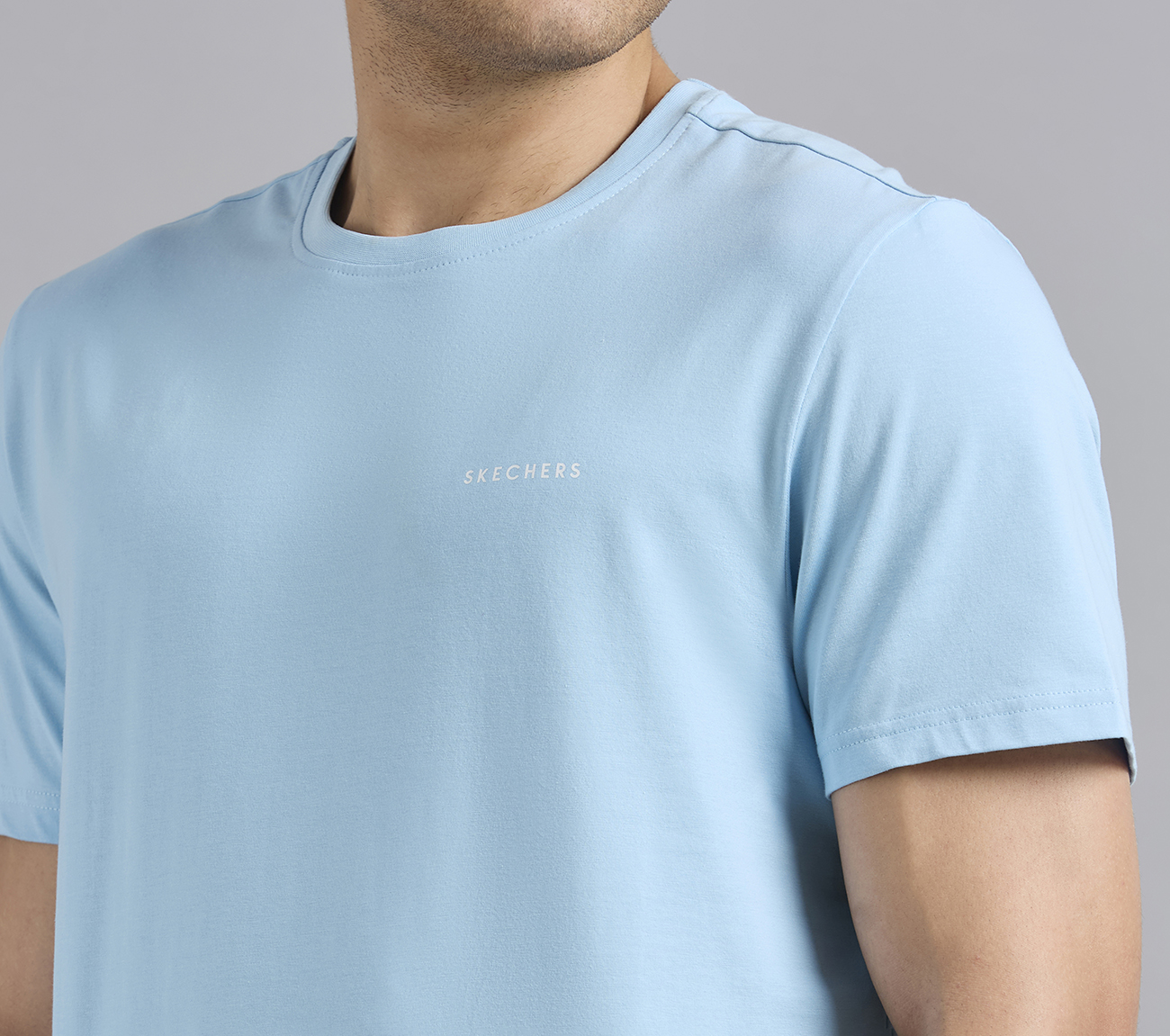 ESSENTIAL BRANDING T SHIRT, GRAY/AQUA/PINK Apparel Right View