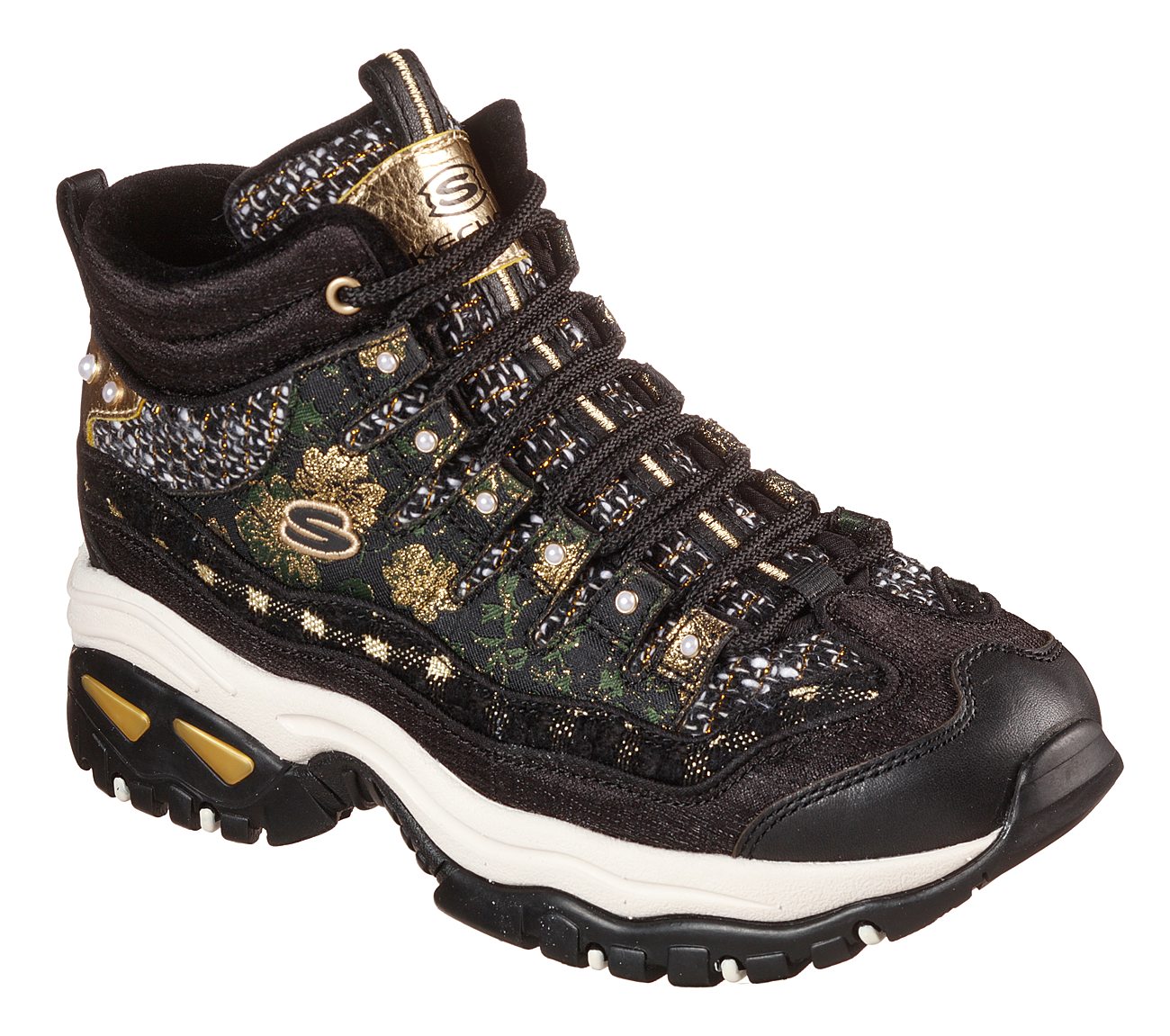 ENERGY-ECLECTIC TIMES, BLACK/GOLD Footwear Lateral View