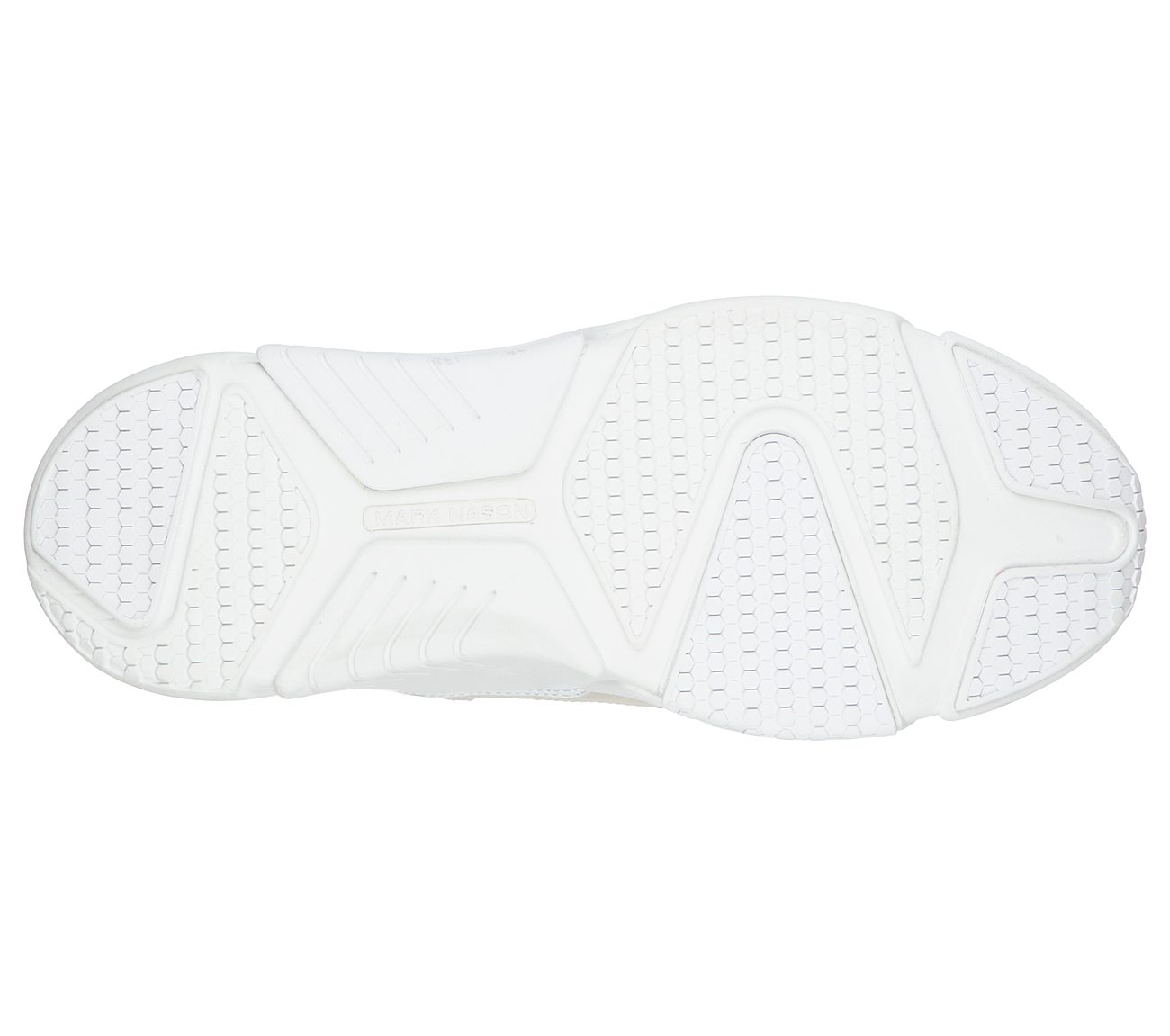 BLOCK - HAZE, WHITE/RED Footwear Bottom View