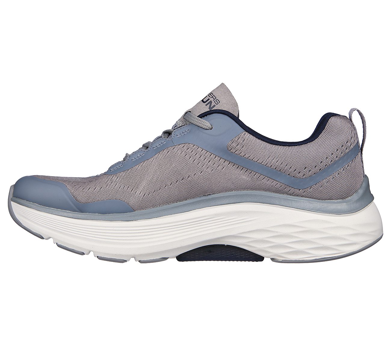 MAX CUSHIONING ARCH FIT, GREY/NAVY Footwear Left View