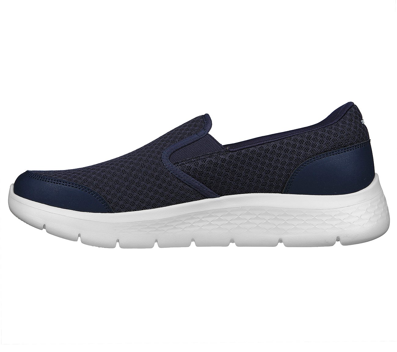 Skechers Navy/Grey Go Walk-Flex-Reque Mens Walking Shoes - Style ID ...