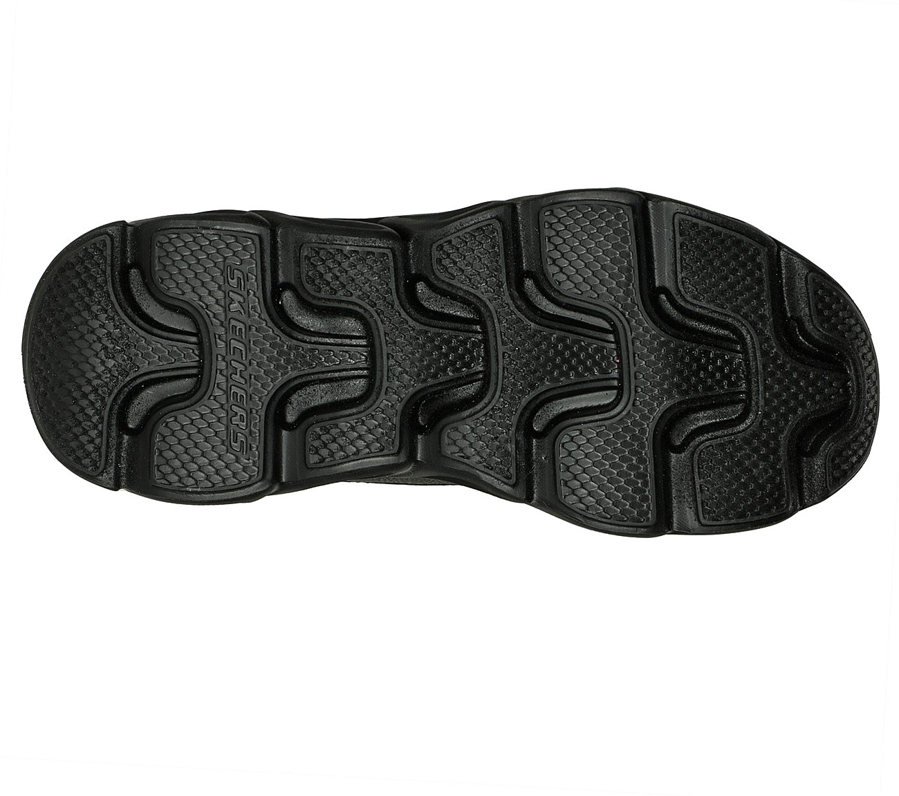 FLEX GLIDE, BLACK/MULTI Footwear Bottom View