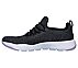 GO RUN TR- EXCEPTION, BLACK/LAVENDER Footwear Left View