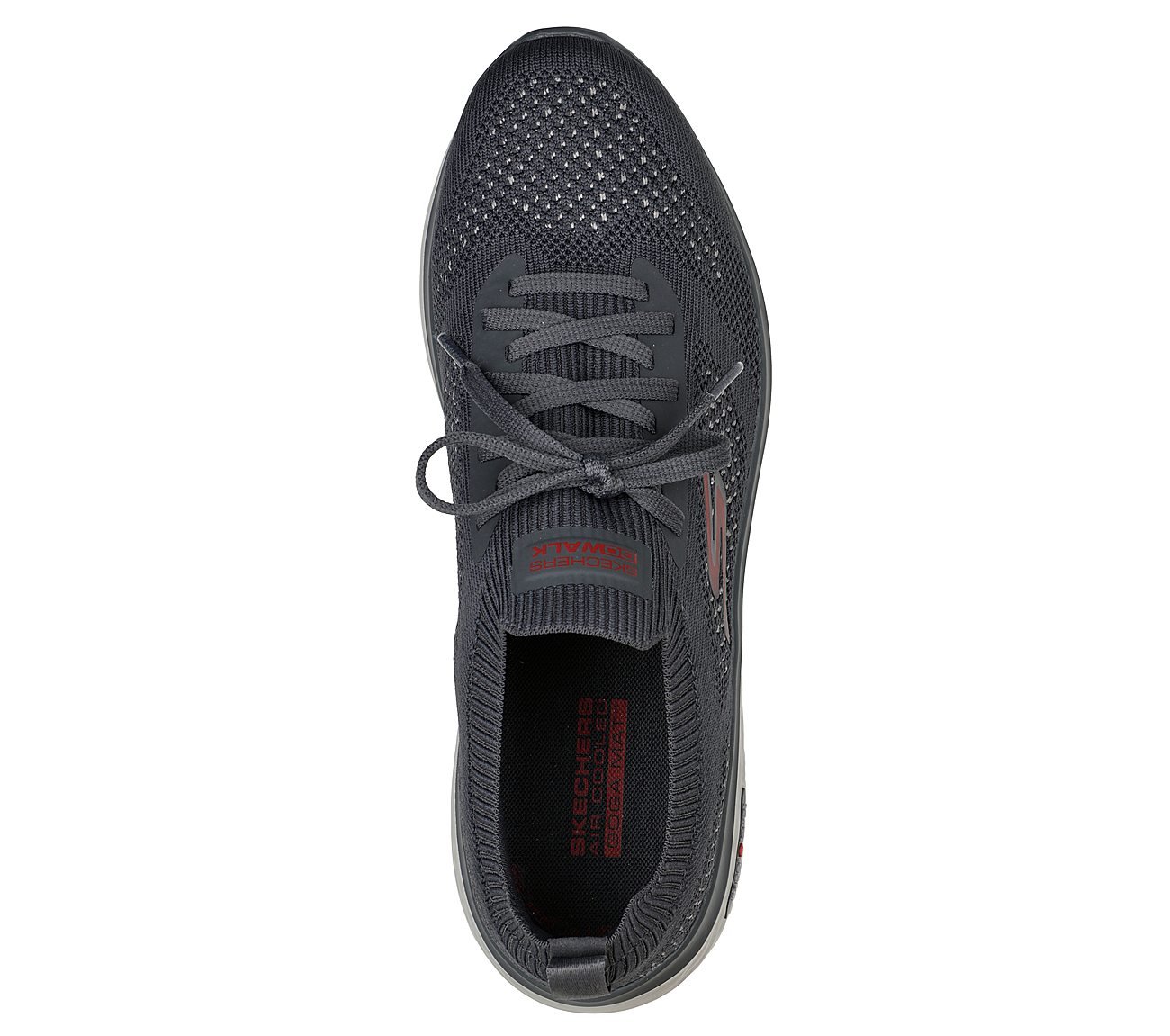 GO WALK HYPER BURST -MARITIME, CCHARCOAL Footwear Top View