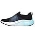 GO WALK MAX WALKER - SALLY, BLACK/AQUA Footwear Left View