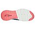 SKECH-AIR EXTREME-EASY MOVE, SLATE/PINK Footwear Bottom View
