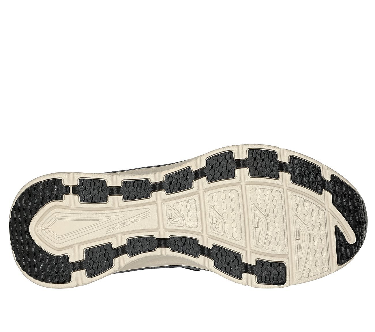 SKECHERS SLIP-INS RF: D'LUX WALKER - ORFORD, CCHARCOAL Footwear Bottom View