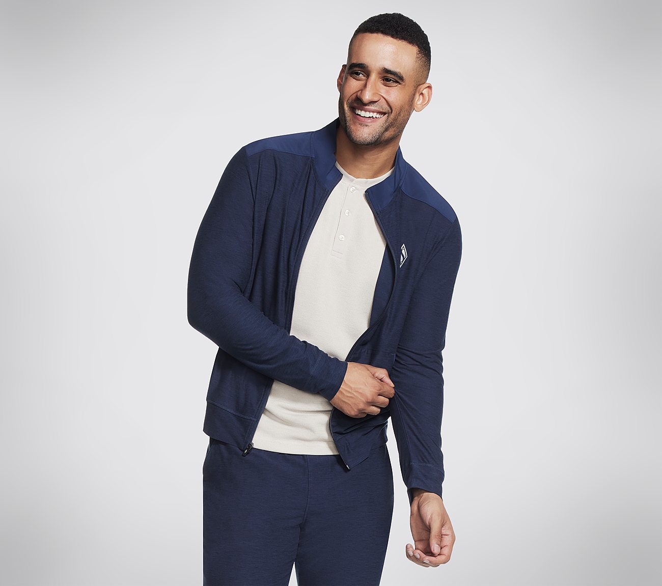 Full Zip Jacket Knit (Asia Spec), NNNAVY