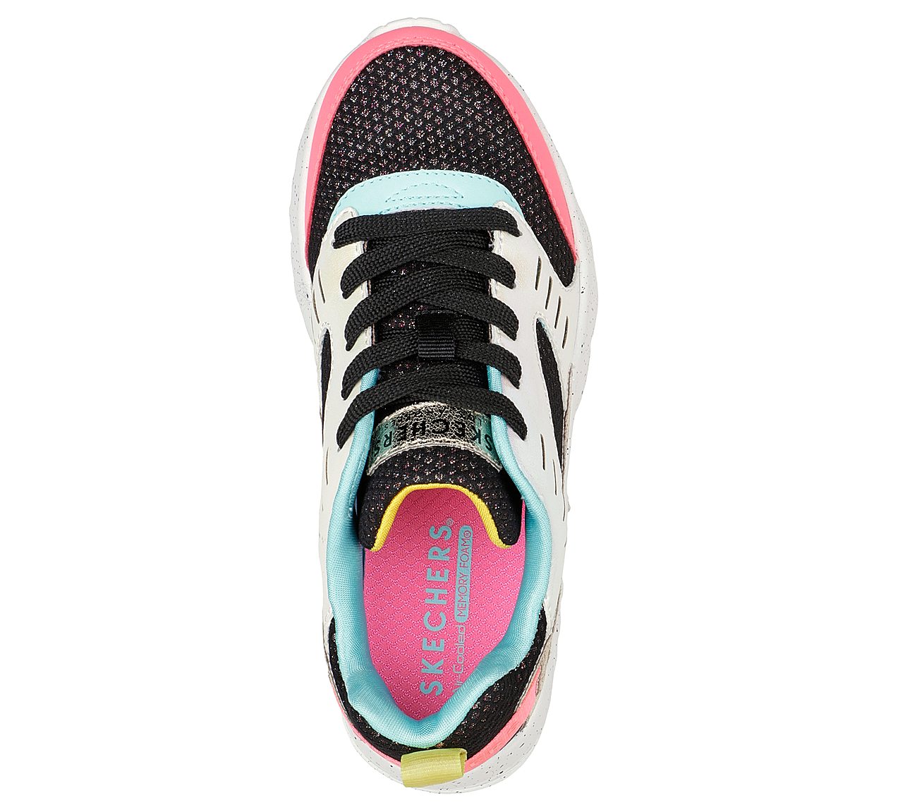 UNO LITE - GEN COOL, BLACK/MULTI Footwear Top View