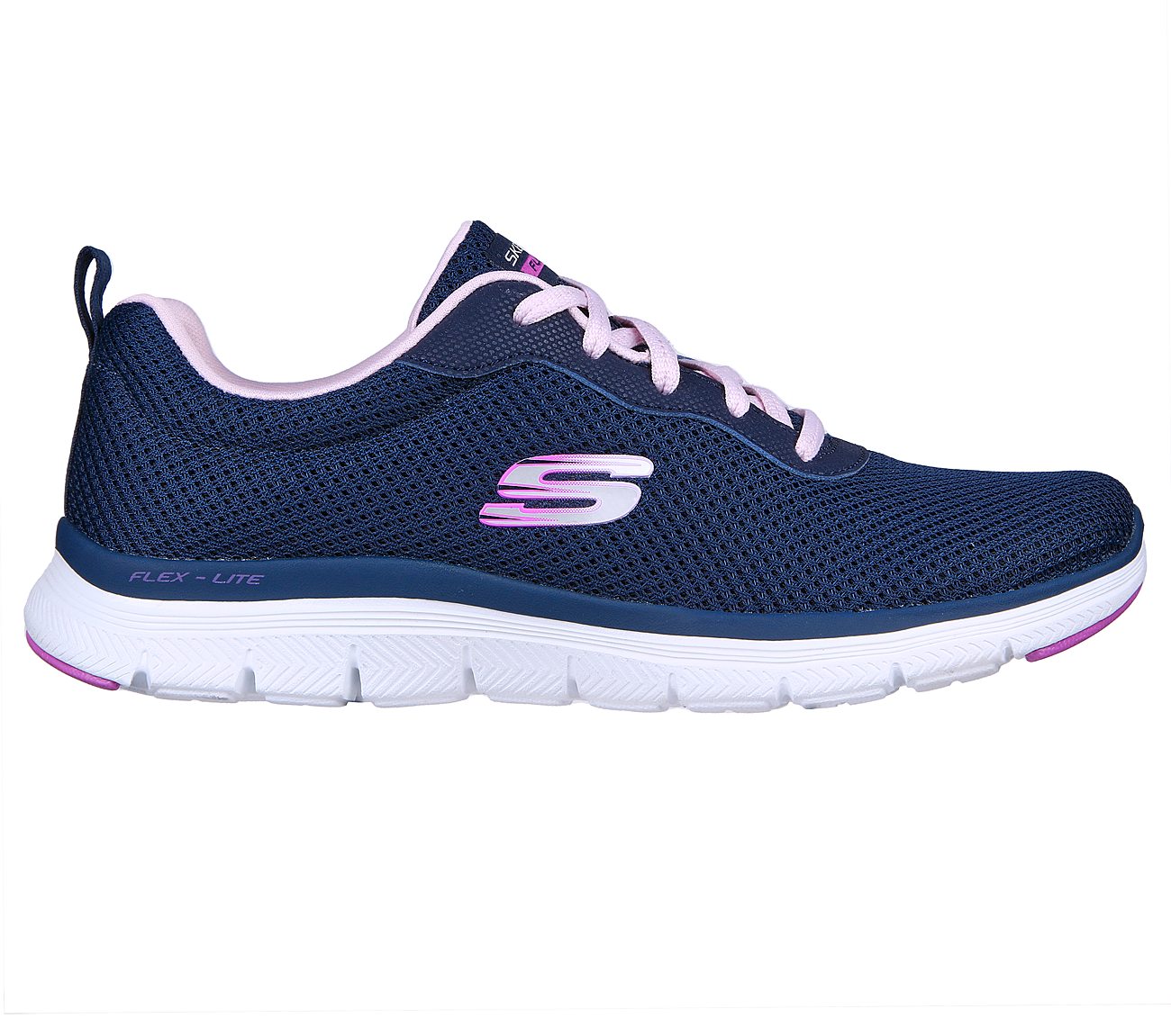 FLEX APPEAL 4.0-BRILLIANT VIE, NAVY/LAVENDER Footwear Right View