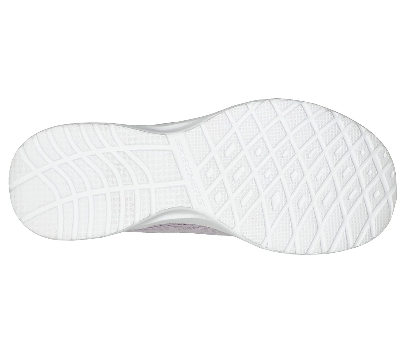 SKECH-AIR DYNAMIGHT-LAID OUT, LAVENDER/MULTI Footwear Bottom View