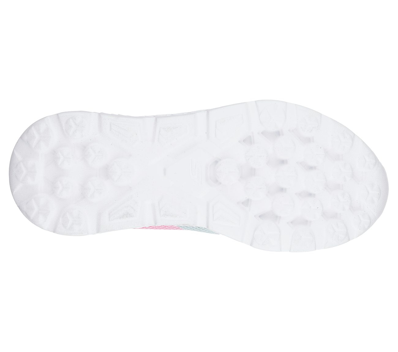 GO RUN 400- SPARKLE SPRINTERS, SILVER/MULTI Footwear Bottom View