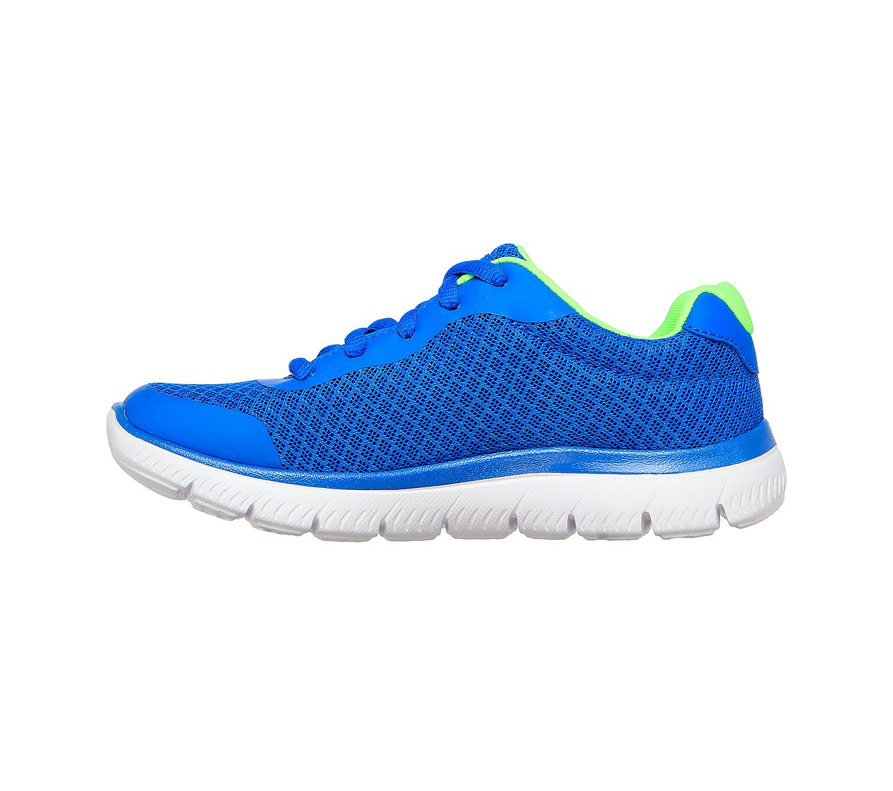 SUMMITS-LOWIX, BLUE/LIME Footwear Left View