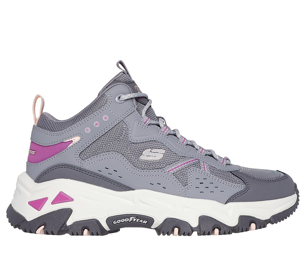 D'LITES HIKER - ROSCRAN, PURPLE MULTI Footwear Lateral View