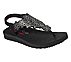 MEDITATION - FLORAL LOVER, BLACK/SILVER Footwear Right View