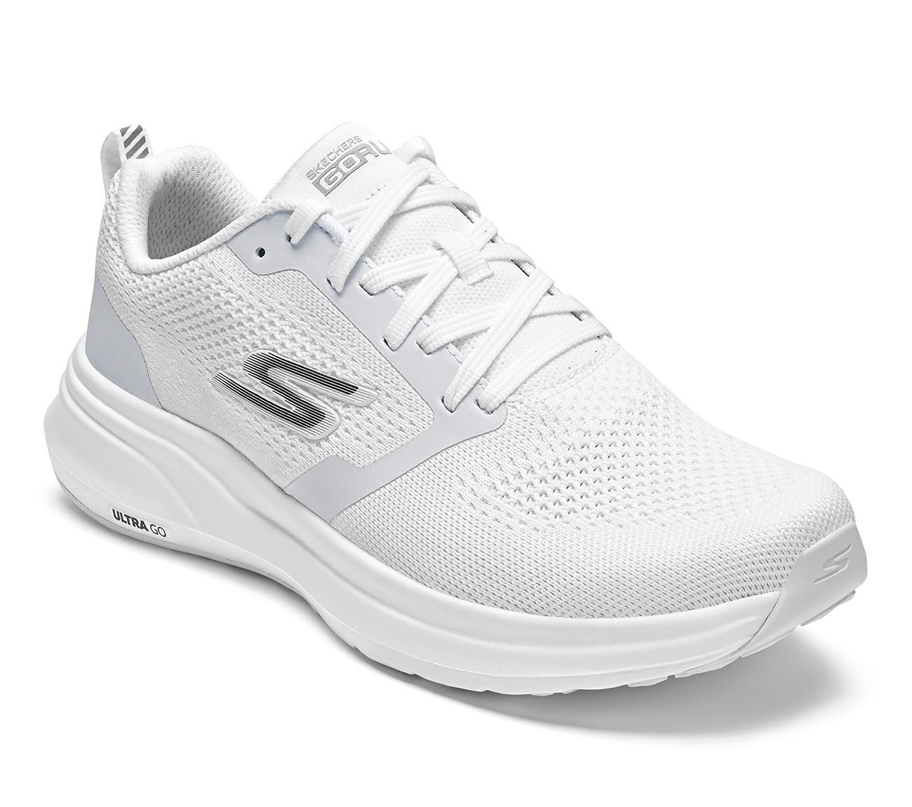 GO RUN PURE, WWWHITE Footwear Right View