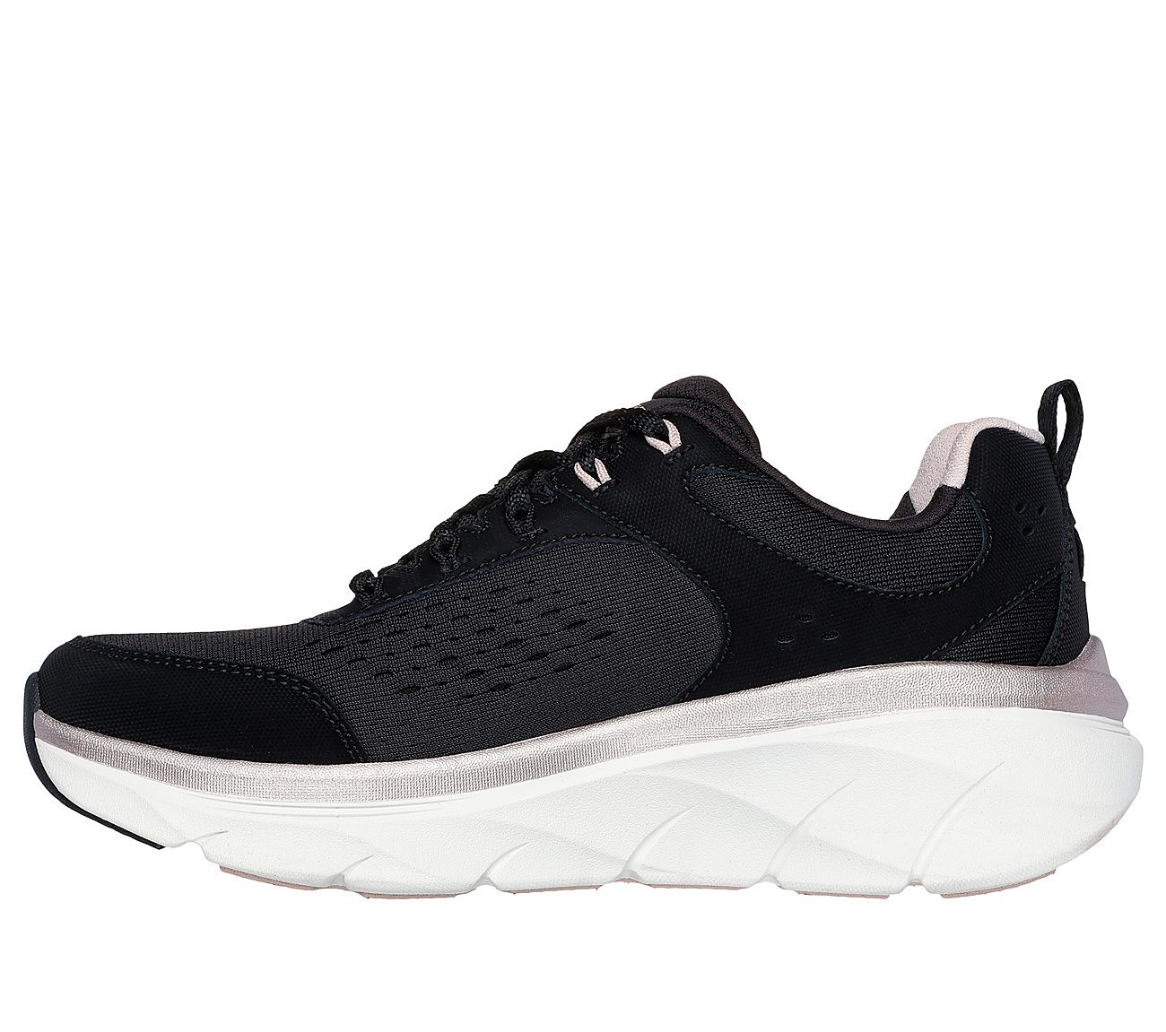 D'LUX WALKER 2.0-GRADIENT GLAM, BLACK/ROSE GOLD Footwear Left View