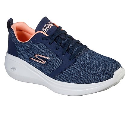 GO RUN FAST - MOTIVATION, NAVY/PINK Footwear Lateral View