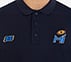 MI FAN LOGO POLO, Navy Blue Apparel Right View