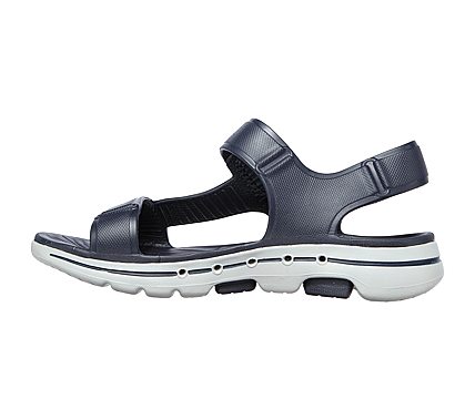 GO WALK 5 - BAYSIDE, NAVY/GREY Footwear Left View