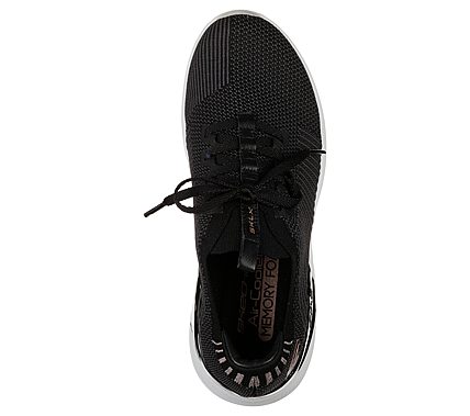 MODENA -, BLACK/WHITE Footwear Top View
