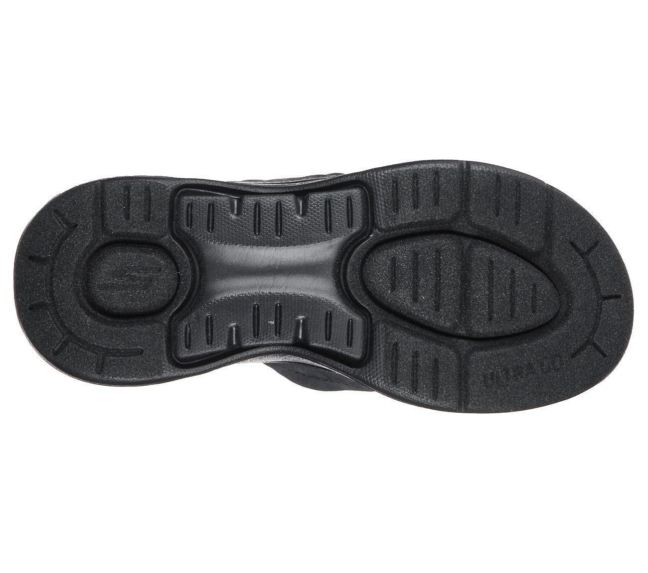 GO WALK ARCH FIT SANDAL - AST, BBLACK Footwear Bottom View