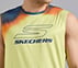 SHOULDER GRAFFITI PICKLEBALL TANK, MINT/YELLOW