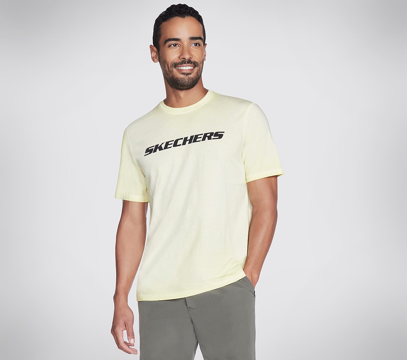 BREAKERS CREW T-SHIRT, LIME Apparels Lateral View