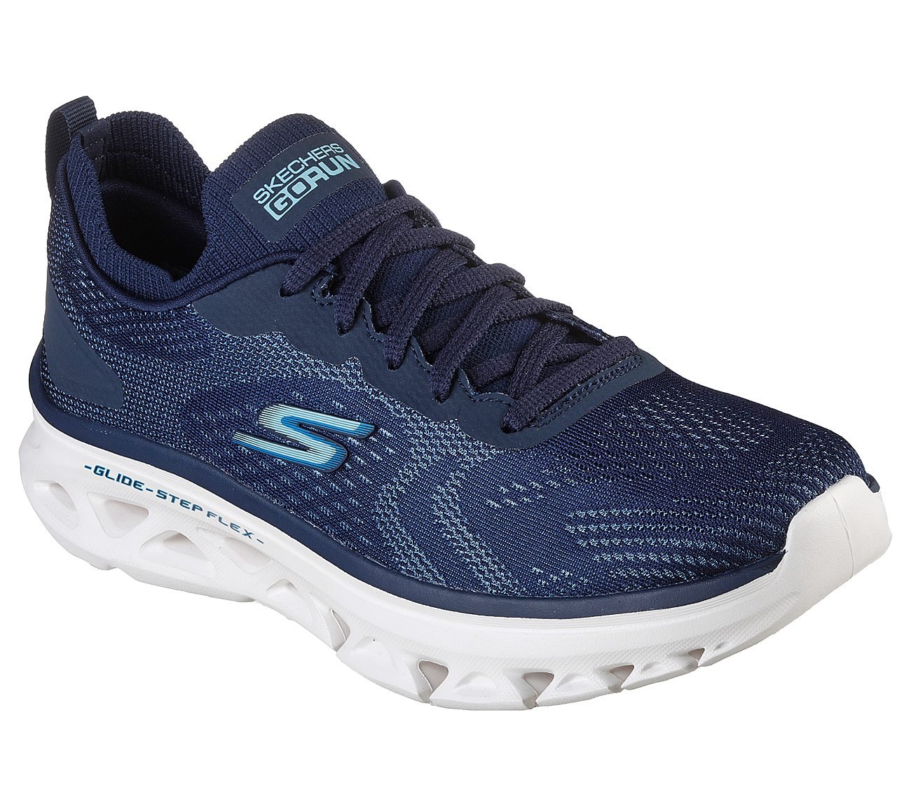 GO RUN GLIDE-STEP FLEX - SKYL,  Footwear Lateral View