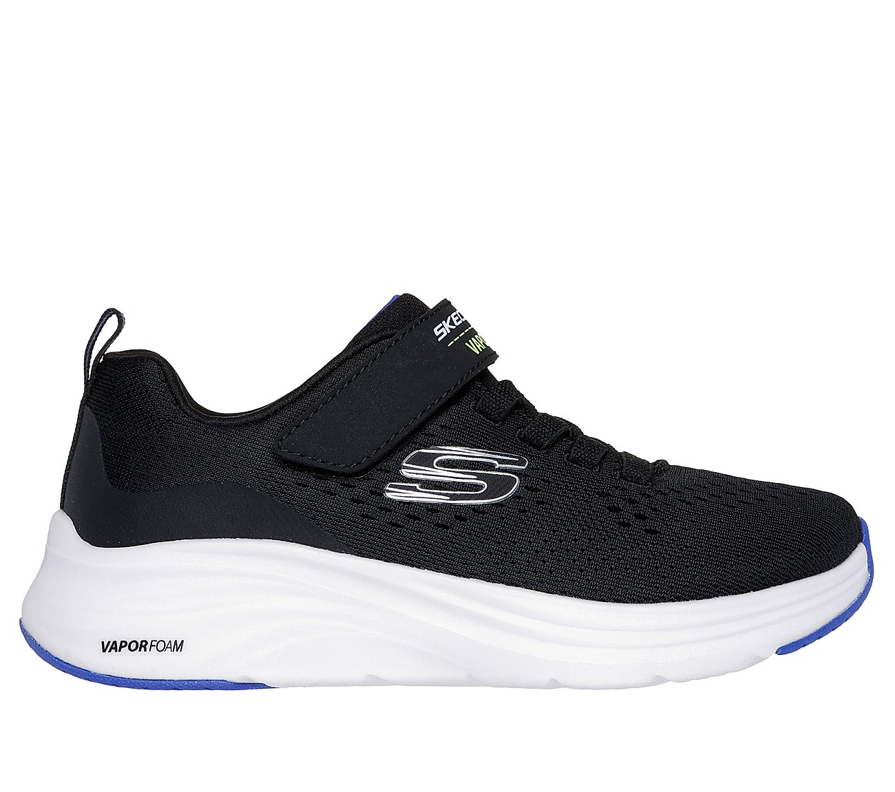 VAPOR FOAM, BLACK/BLUE Footwear Lateral View