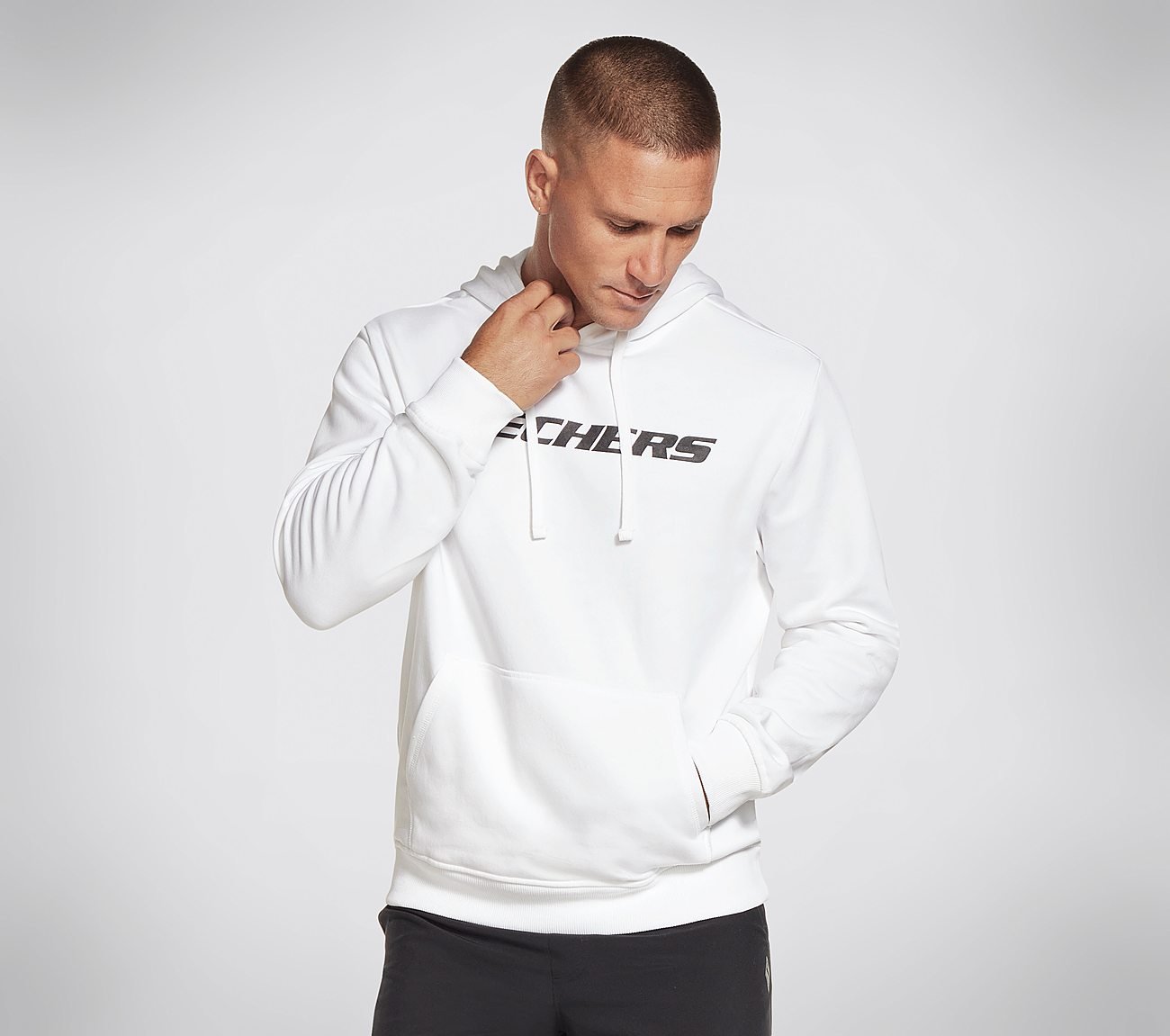 HERITAGE II P/O HOODIE, WWWHITE Apparels Lateral View