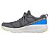 GO RUN ELEVATE - ACCELERATE, CHARCOAL/BLUE Footwear Left View