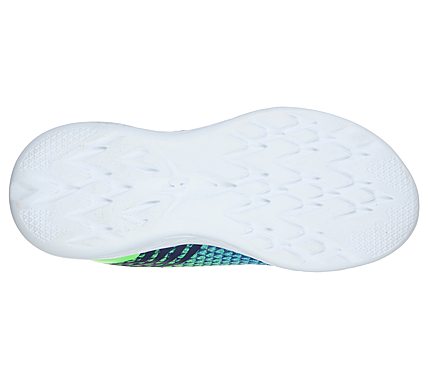 GO RUN 600 - HENDOX, NAVY/LIME Footwear Bottom View