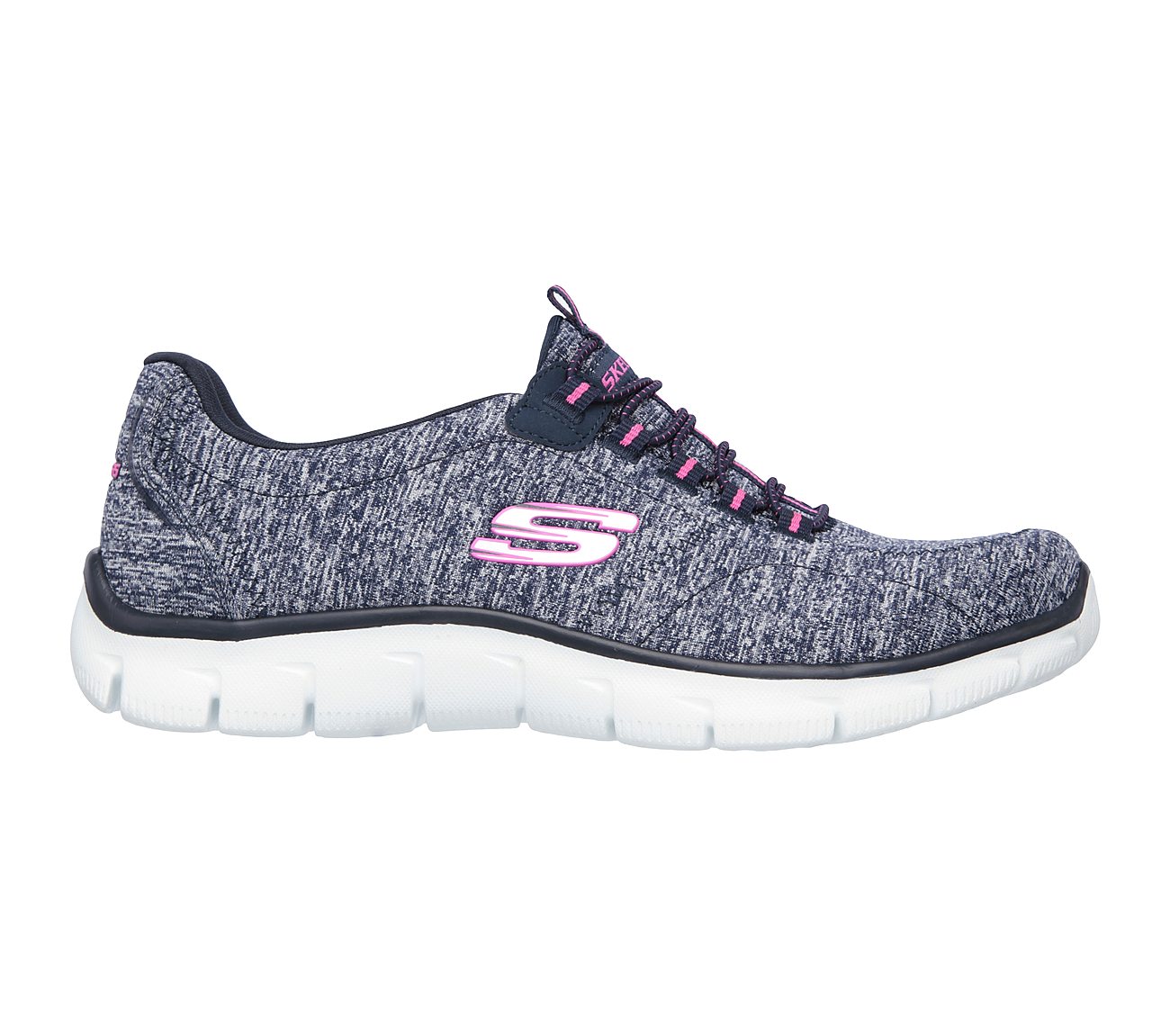 EMPIRE - HEART TO HEART, NAVY/HOT PINK Footwear Right View